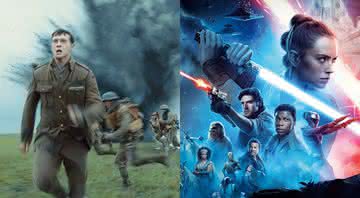 Pôster oficial de 1917 e Star Wars: A Ascensão de Skywalker - Divulgação/Universal//Disney