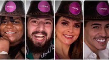 Jojo Todynho, Lucas Cartolouco, Luiza Ambiel e Biel foram indicados à quarta Roça - Divulgação/Record TV