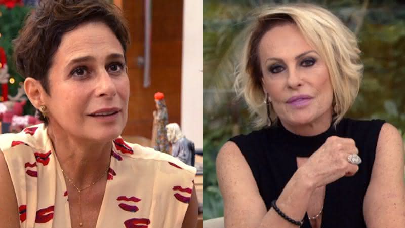 Andréa Beltrão e Ana Maria Braga falaram sobre Hebe Camargo no programa - Reprodução/Globoplay