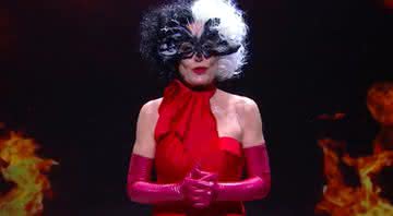 Ana Maria Braga se veste de Cruella no "Mais Você" - Reprodução/Globoplay