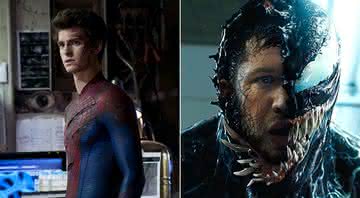 Andrew Garfield adoraria enfrentar o Venom, de Tom Hardy, em "Homem-Aranha" - Divulgação/Sony Pictures