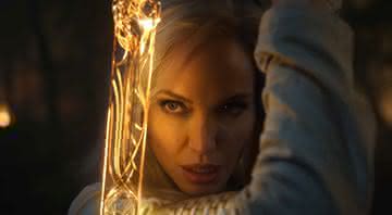 Angelina Jolie interpreta a imortal Thena - (Divulgação/Marvel Studios)