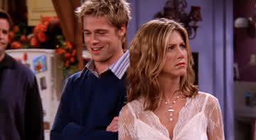 Jennifer Aniston e Brad Pitt trabalharam juntos em Friends - Reprodução/Warner Bros. Pictures