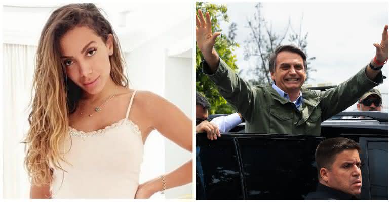 Anitta cobrou o presidente Jair Bolsonaro e o criticou após ameaça a jornalista - Reprodução/Instagram/Buda Mendes/Getty Images