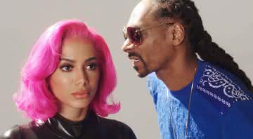 Anitta e Snoop Dogg no clipe de Snoop Dogg. Crédito: Reprodução/YouTube