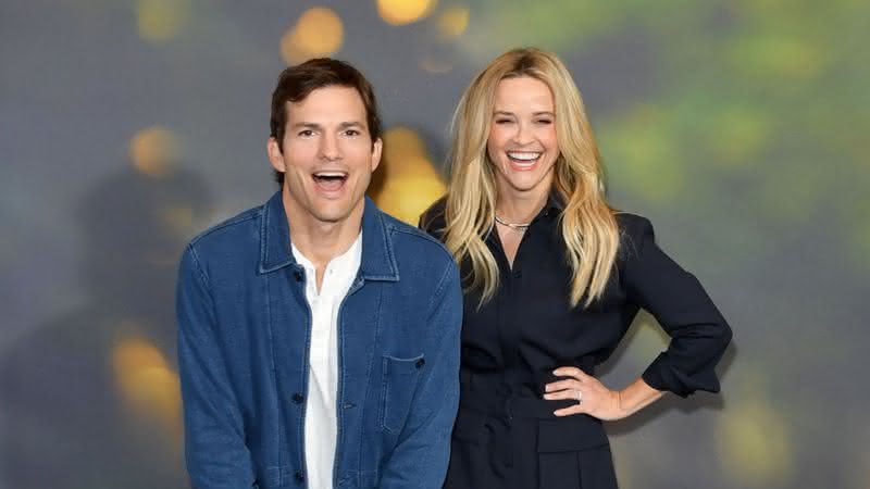 Ashton Kutcher e Reese Witherspoon contam como foi gravar comédia romântica quase sem se ver - Divulgação/Getty Images: JC Olivera