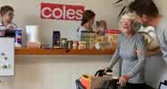 Imagem do supermercado montado para a avó com alzheimer - Instagram