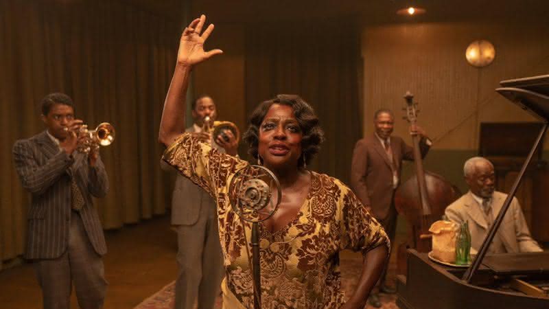 Chadwick Boseman e Viola Davis em "A Voz Suprema do Blues" - Divulgação/Netflix
