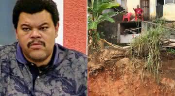 Amigo de Babu Santana compartilhou fotos da casa do pai do ator, no Vidigal - Reprodução/Globoplay/Instagram