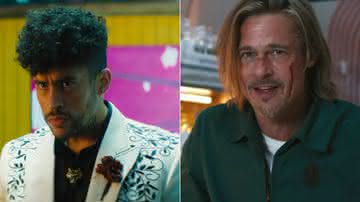 Bad Bunny fala sobre trabalhar ao lado de Brad Pitt em "Trem-Bala" - Divulgação/Sony Pictures