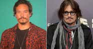 Público compara participante do "BBB 22" ao ator Johnny Depp; confira reações - Divulgação/Rede Globo/Getty Images:  Srdjan Stevanovic