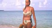 Ursula Andress usou o famoso biquíni no primeiro filme de James Bond - Divulgação/Warner Bros.