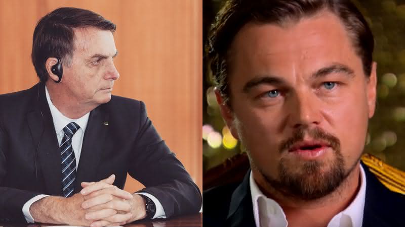 O presidente relacionou o ator Leonardo DiCaprio aos incêndios na Amazônia - Reprodução/Instagram/Youtube