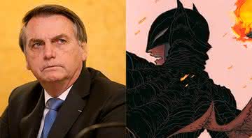 O presidente Jair Bolsonaro tem uma participação na nova HQ do Batman, escrita por Frank Miller e ilustrada pelo brasileiro Rafael Grampá - Instagram/Divulgação/DC Comics