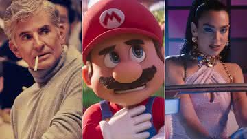 Bradley Cooper, "Super Mario Bros.", Dua Lipa e mais esnobados do Oscar 2024 (Foto: Divulgação/Netflix/Universal Pictures/Warner Bros. Pictures)