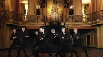 BTS no clipe de Black Swan - Reprodução/YouTube