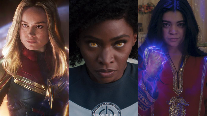 Capitã Marvel, Monica Rambeau e Ms. Marvel se reunirão em "As Marvels", segundo filme da heroína vivida por Brie Larson - Reprodução/Marvel Studios