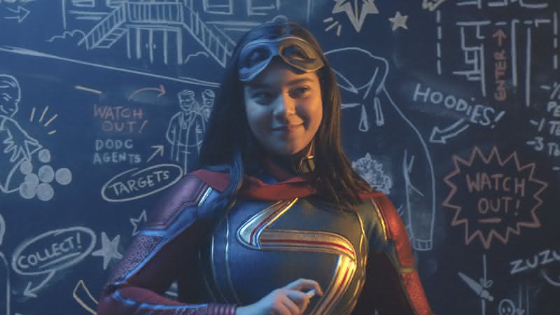 Iman Vellani como Kamala Khan na série "Ms. Marvel" - Divulgação/Marvel Studios