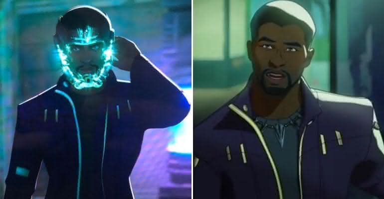 Chadwick Boseman dublou T'Challa na série animada "What If...?" - Divulgação/Marvel Studios