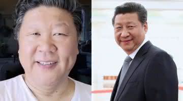 Liu Keqing e Xi Jinping em fotos - Douyin/Feng Li/Getty Images