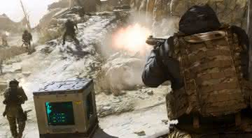 Foto cinematográfica de uma partida de Call of Duty: Modern Warfare - Divulgação/Infinity Ward/Activision