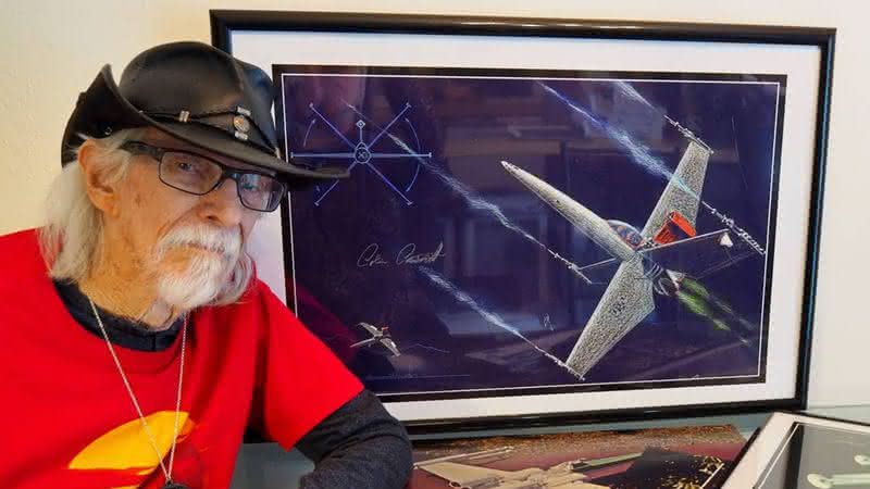 Colin Cantwell, criador da Estrela da Morte e designer das naves de "Star Wars", morre aos 90 anos - Reprodução/Instagram