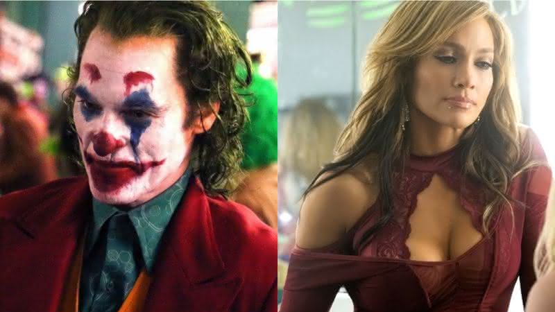 Joaquin Phoenix em Coringa e Jennifer Lopez em As Golpistas - Divulgação/WarnerBros./STX Films