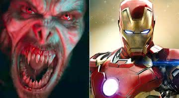 Jared Leto quer crossover de "Morbius" com "Homem de Ferro" - Divulgação/Sony Pictures/Marvel Studios