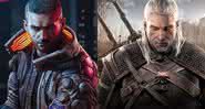 V em Cyberpunk 2077 e Geralt em The Witcher 3: Wild Hunt - Reprodução/CD Projekt Red