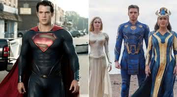 Chloé Zhao falar sobre Superman ser envolvido no universo de "Eternos" - Divulgação/Warner Bros e Marvel Studios