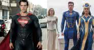 Chloé Zhao falar sobre Superman ser envolvido no universo de "Eternos" - Divulgação/Warner Bros e Marvel Studios