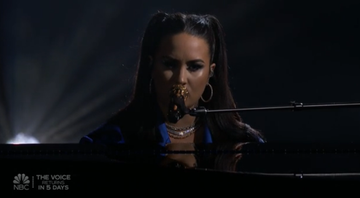 Demi Lovato no palco do Billboard Music Awards - Reprodução/NBC