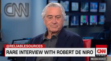 Robert De Niro em entrevista para a CNN - Reprodução/YouTube