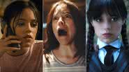 De "Pânico" a "Wandinha", as produções de terror estreladas por Jenna Ortega em 2022 - Divulgação/Paramount Pictures/A24/Netflix
