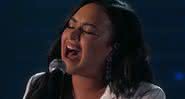Demi Lovato durante o Grammy 2020 - CBS