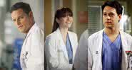 Alex Karev, Lexie Grey e George O'Malley, personagens de Grey's Anatomy - ABC