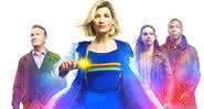 Elenco em cartaz oficial de Doctor Who - Divulgação/BBC
