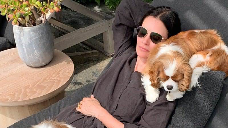 Courteney Cox passou um sufoco para salvar seus cachorros - Instagram