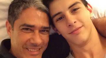 William Bonner e o filho, Vinicius - Instagram