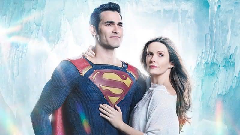 Elizabeth Tulloch e Tyler Hoechlin como Lois Lane e Superman em Supergirl - Divulgação/CW