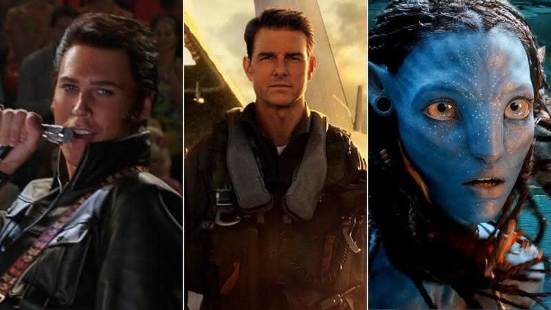 "Elvis", "Top Gun: Maverick" e "Avatar 2" são indicados ao prêmio do Sindicato dos Produtores - Divulgação/Warner Bros./Paramount Pictures/20th Century Studio