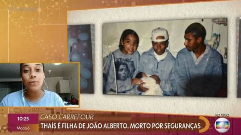 Filha de João Alberto participa do programa "Encontro" - Reprodução/Globo
