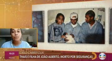 Filha de João Alberto participa do programa "Encontro" - Reprodução/Globo