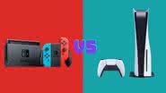 PlayStation 5 e o Nintendo Switch atendem a diferentes tipos de necessidades (Imagem: Divulgação |  Nintendo e Sony)
