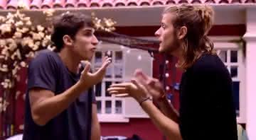 Felipe Prior e Daniel discutem na madrugada de quinta (12) no Big Brother Brasil 20 - Reprodução/Globoplay