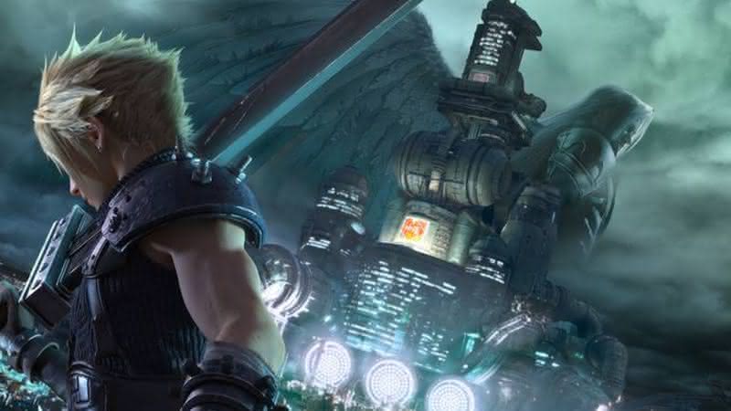 Personagem em captura de Final Fantasy VII Remake - Divulgação/Square Enix