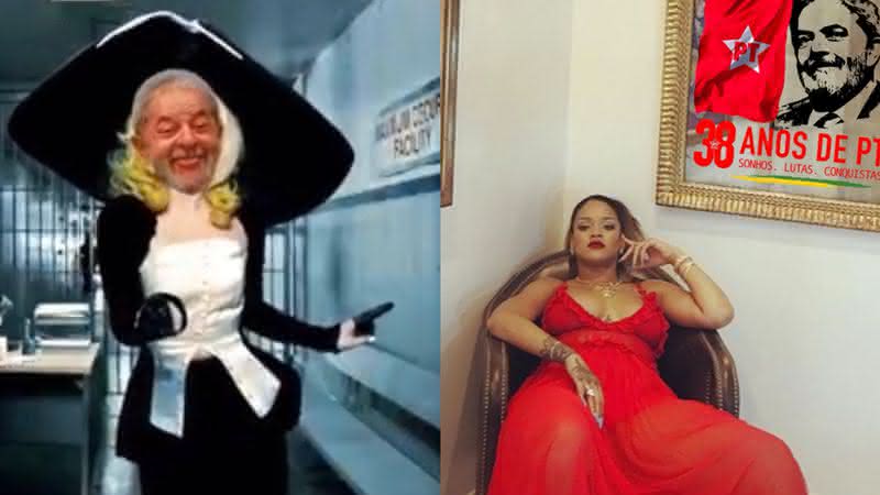 Lady Gaga e Rihanna viram memes em caso da soltura de Lula - Twitter