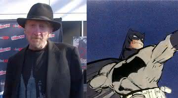 Frank Miller e Batman. Crédito: Reprodução/Twitter