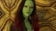 Zoe Saldana como Gamora no MCU - Divulgação/Marvel Studios