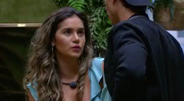 Gizelly conversa com Felipe Prior no Big Brother Brasil 20 - Reprodução/Globoplay